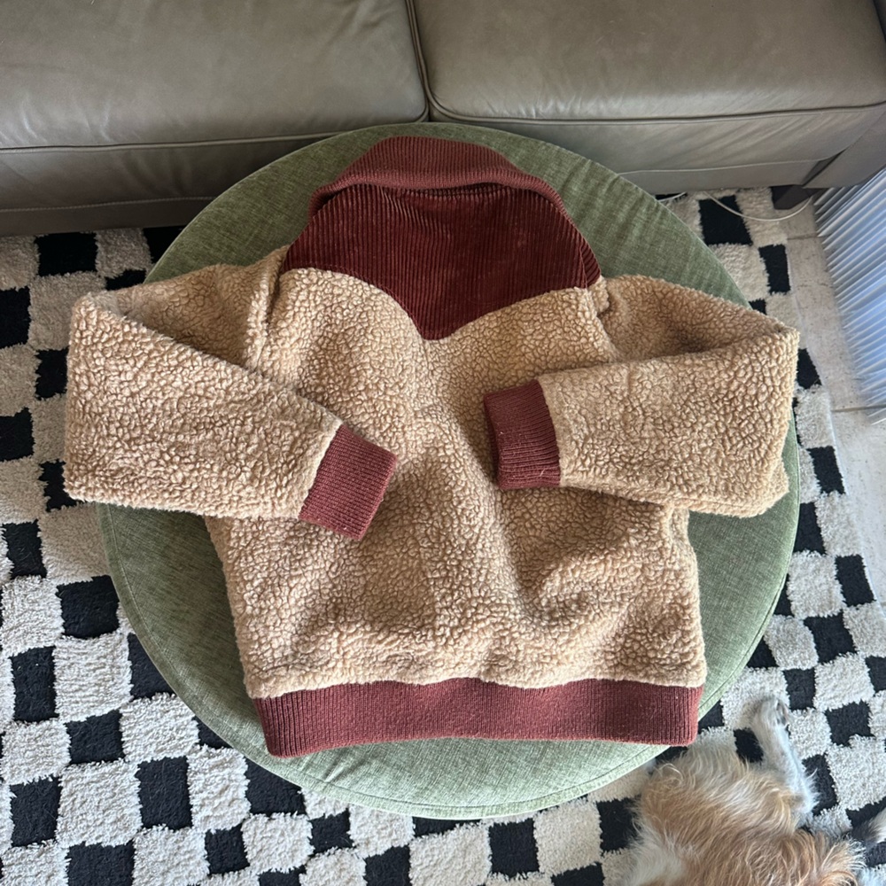 Toad&Co Rust Knit Jacket View 3